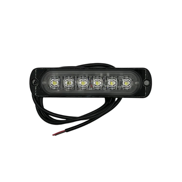 20Twenty Lighting 6 LED Waterproof White Strobe Light W/10 Flash Patterns