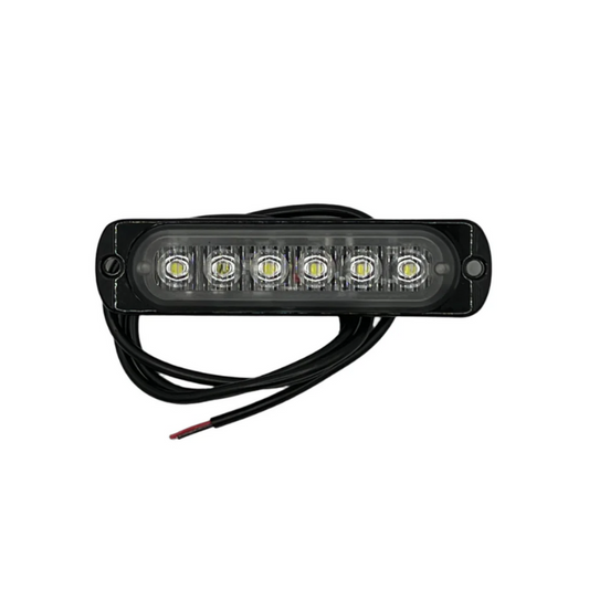 20Twenty Lighting 6 LED Waterproof White Strobe Light W/10 Flash Patterns