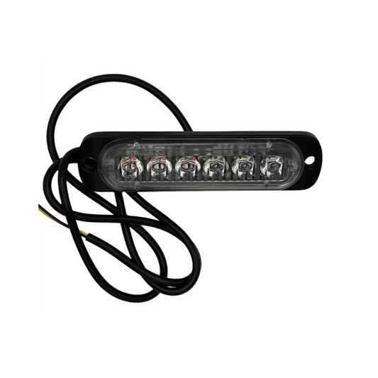 20Twenty Lighting 6 LED Emergency Strobe Lighting in White & Red