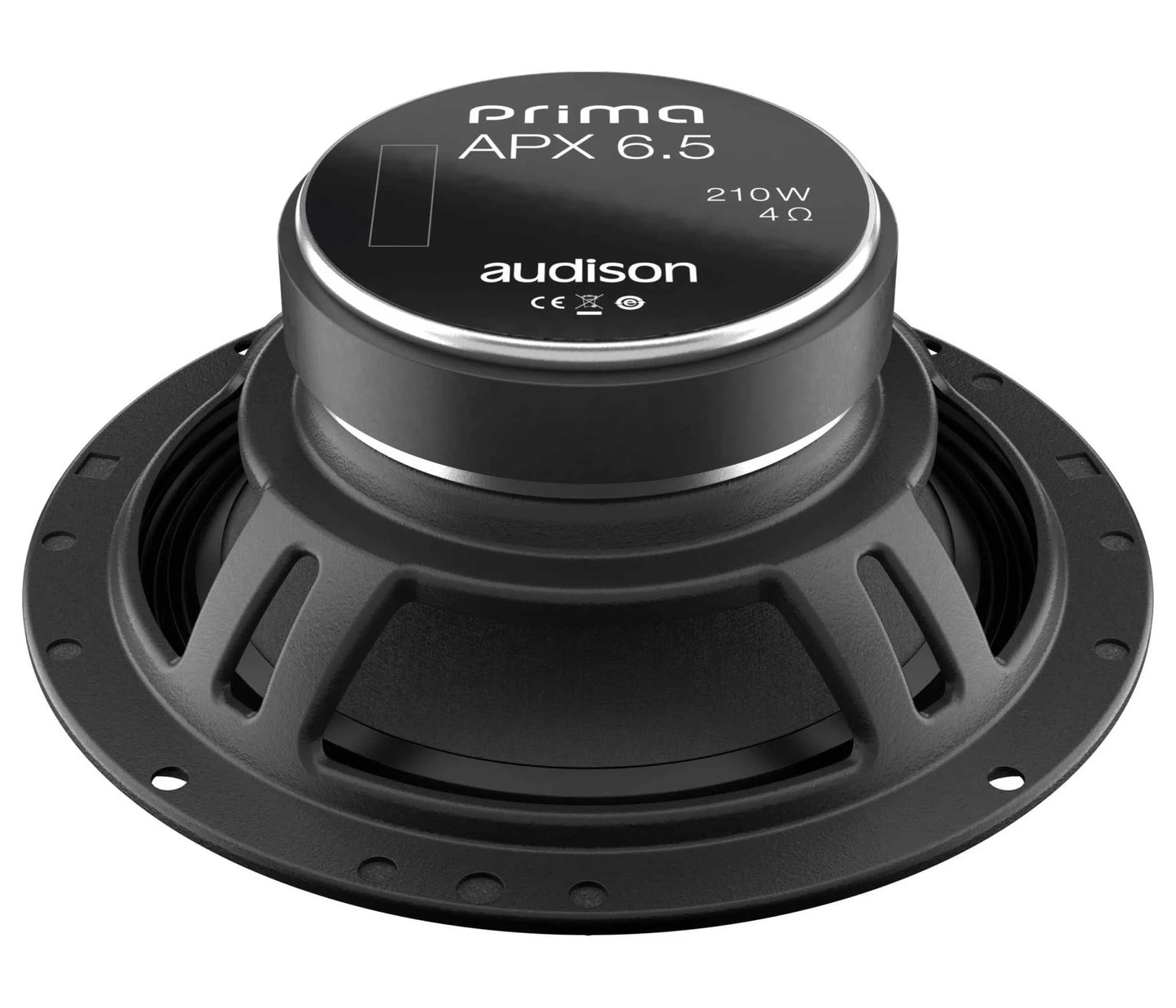 Audison APX 6.5 Prima 6.5" 2-Way Coaxial Car Speakers – 70W RMS (Pair)