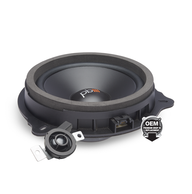 PowerBass OE65C-FD; 6.5" Direct Fit Ford Component