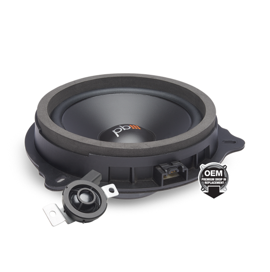 PowerBass OE65C-FD; 6.5" Direct Fit Ford Component