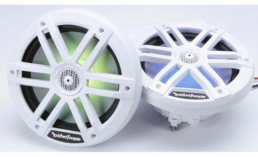 Rockford Fosgate M1-8 8" Color Optix Marine 2-Way Coaxial Speakers (Pair)