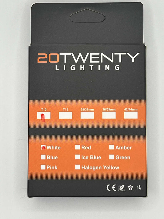 20Twenty Lighting T10 LED Bulbs (Multiple Colors)