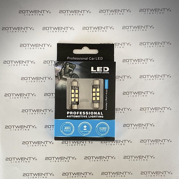 39mm White LED Convenience Bulbs
