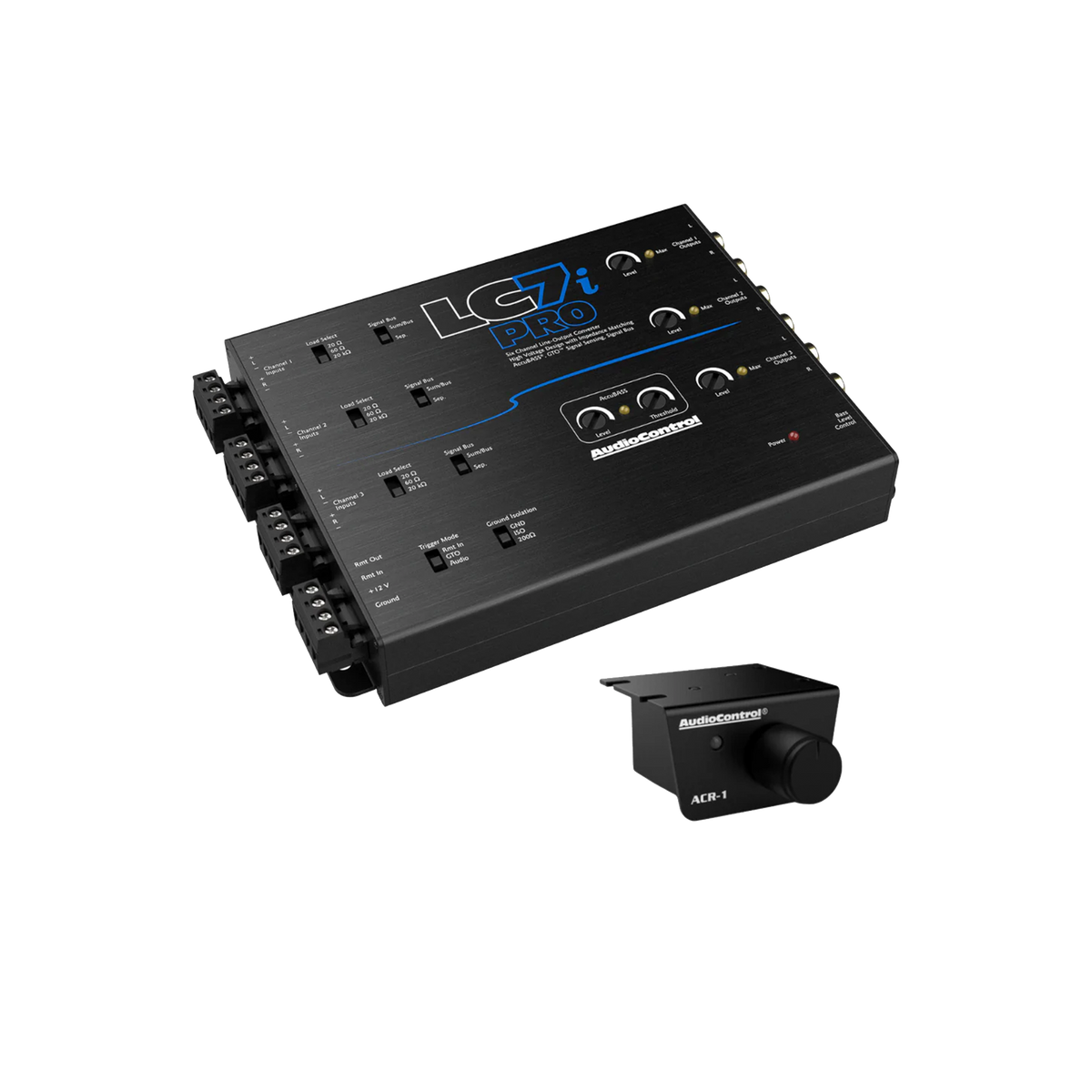 AudioControl LC7iPRO 6-Channel Line Output Converter w/AccuBASS & ACR-1 Remote