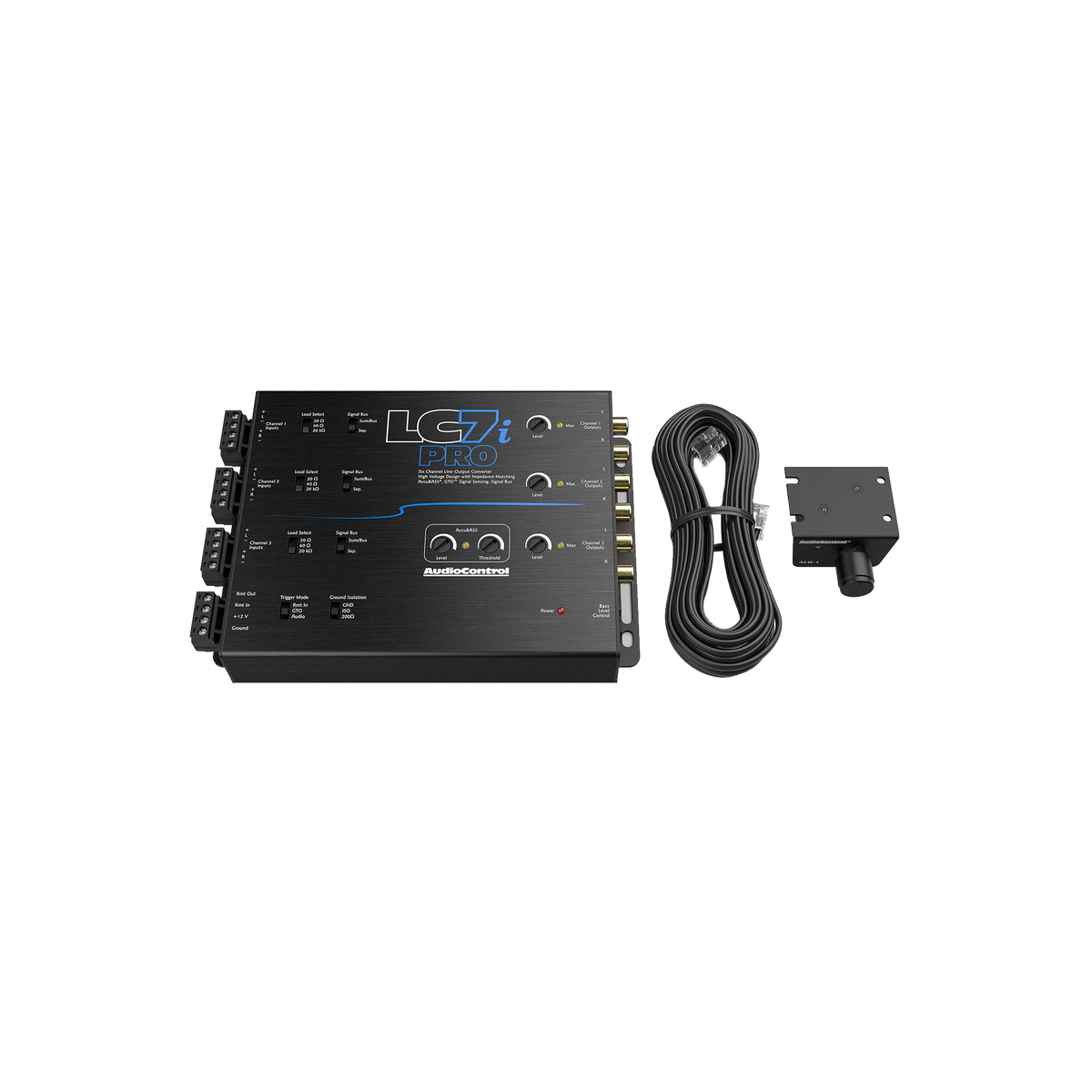 AudioControl LC7iPRO 6-Channel Line Output Converter w/AccuBASS & ACR-1 Remote - view 2