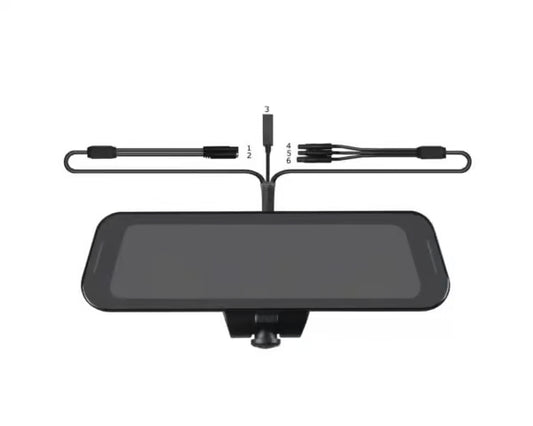 Rydeen 360 VIEW-SPL 360 Surround View Frameless Rearview Mirror with 4K Dash and Backup Cameras