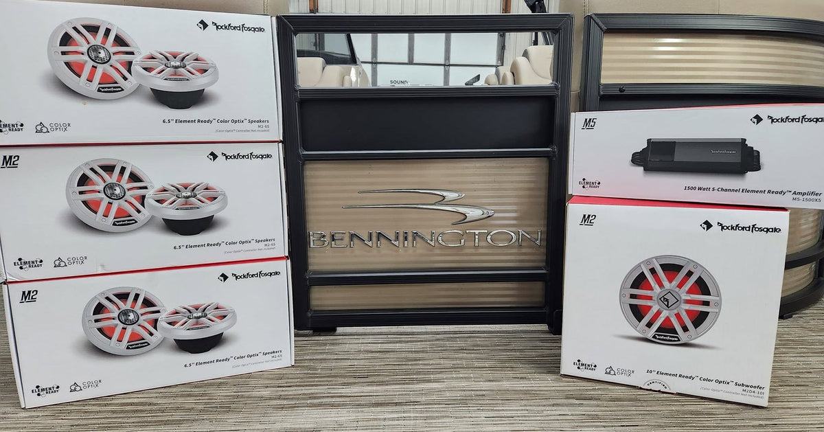 2024 Bennington 24-Foot Rockford Fosgate Marine Audio Upgrade