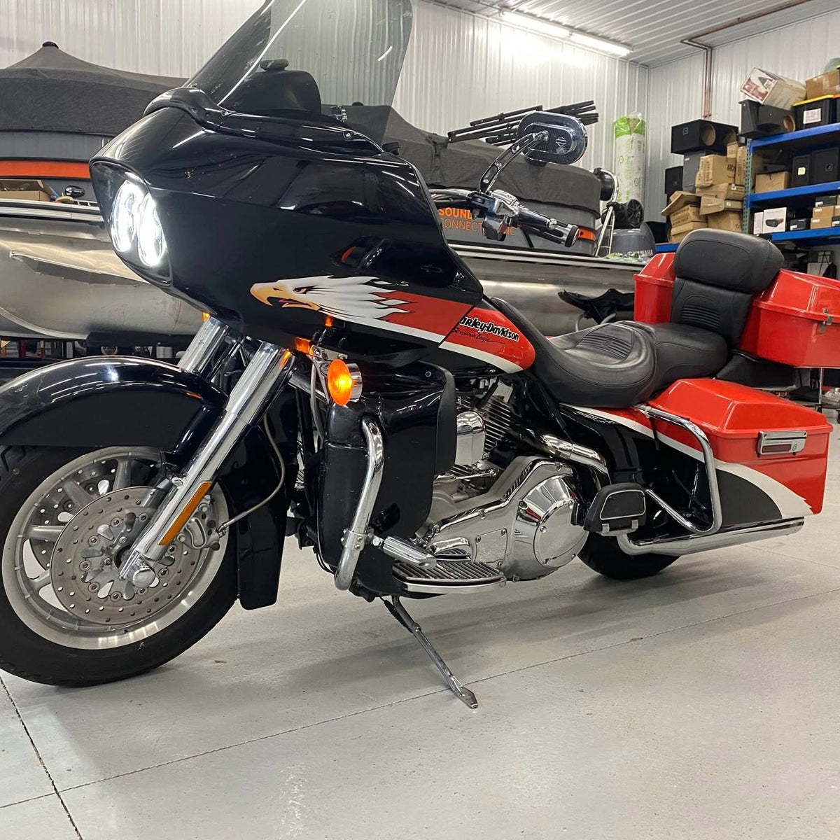 2000 Harley-Davidson Road Glide Audio & Lighting Upgrade