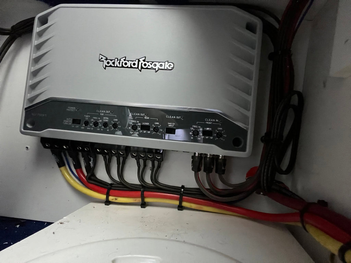 2001 Checkmate ZT240 Marine Audio Overhaul