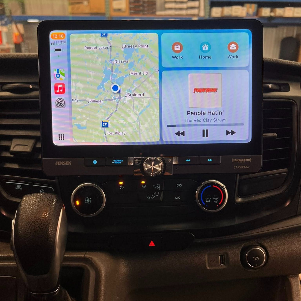 2023 Ford Transit Jensen 10-Inch Floating Screen Upgrade