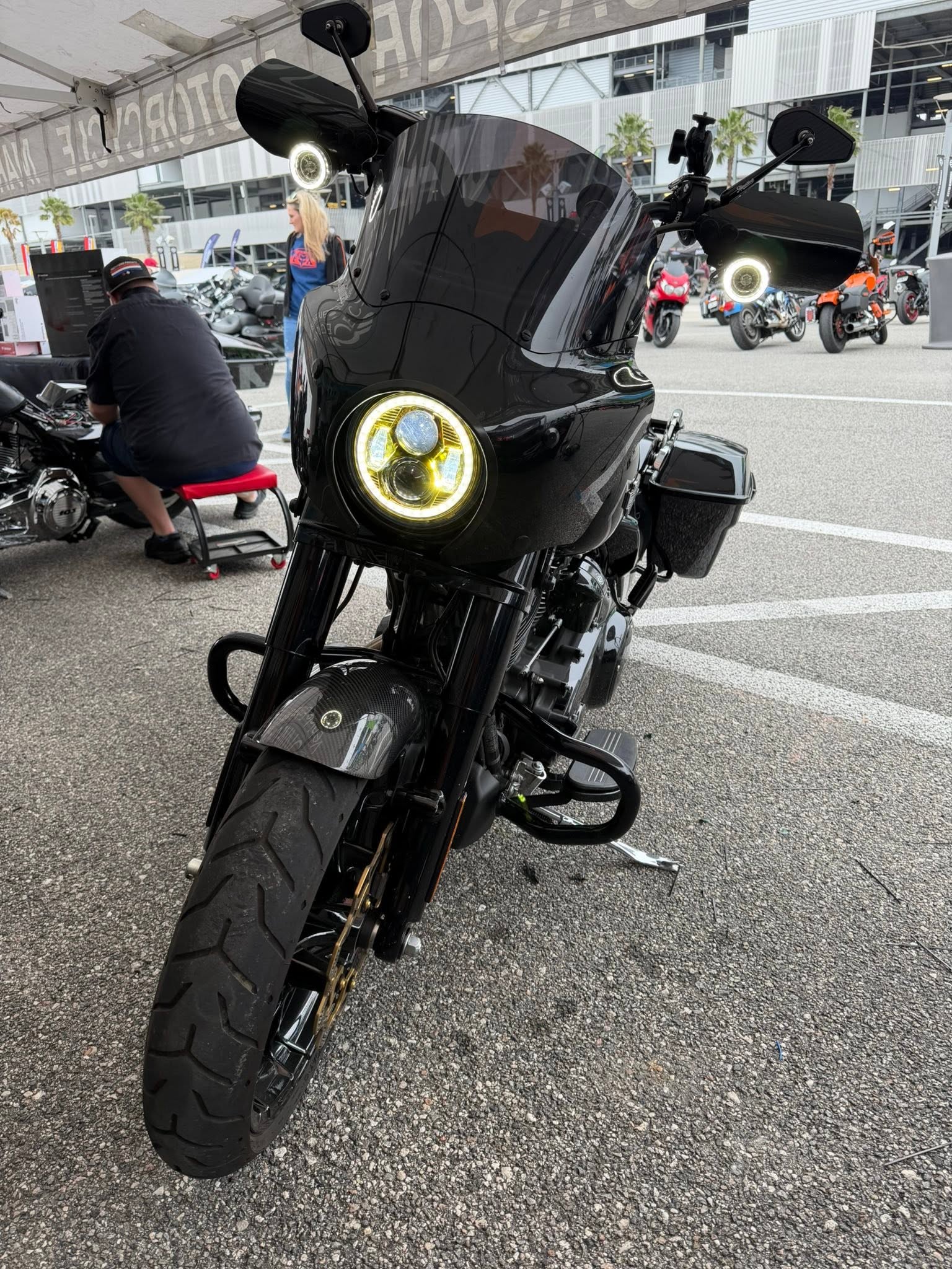 2017 Harley-Davidson Dyna LED Headlight Upgrade