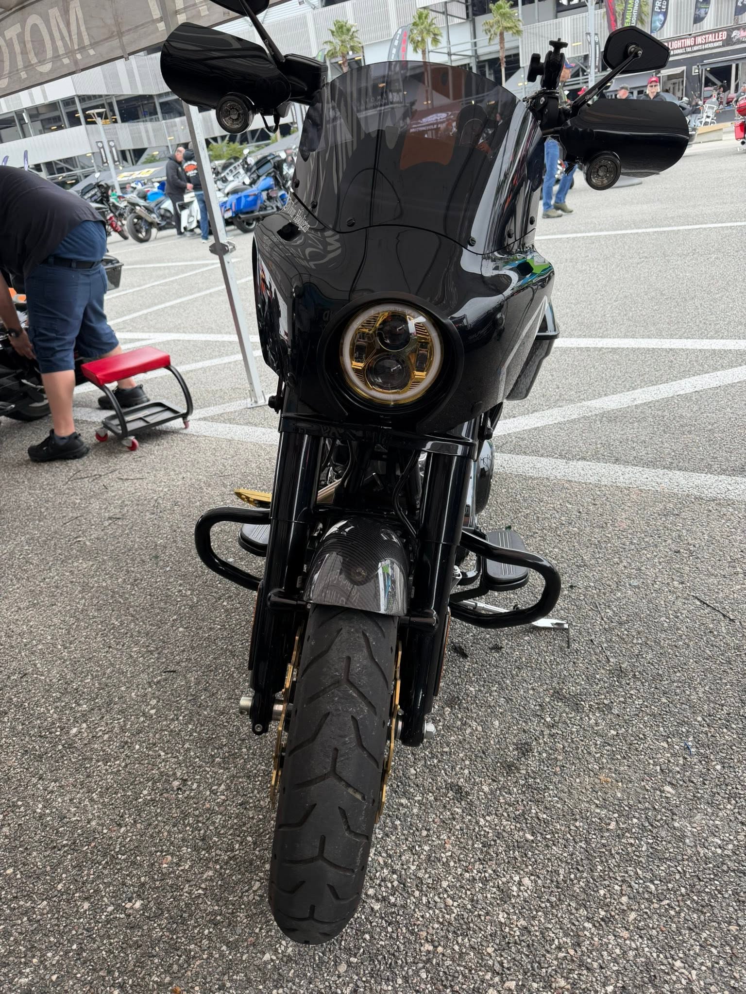 2017 Harley-Davidson Dyna LED Headlight Upgrade