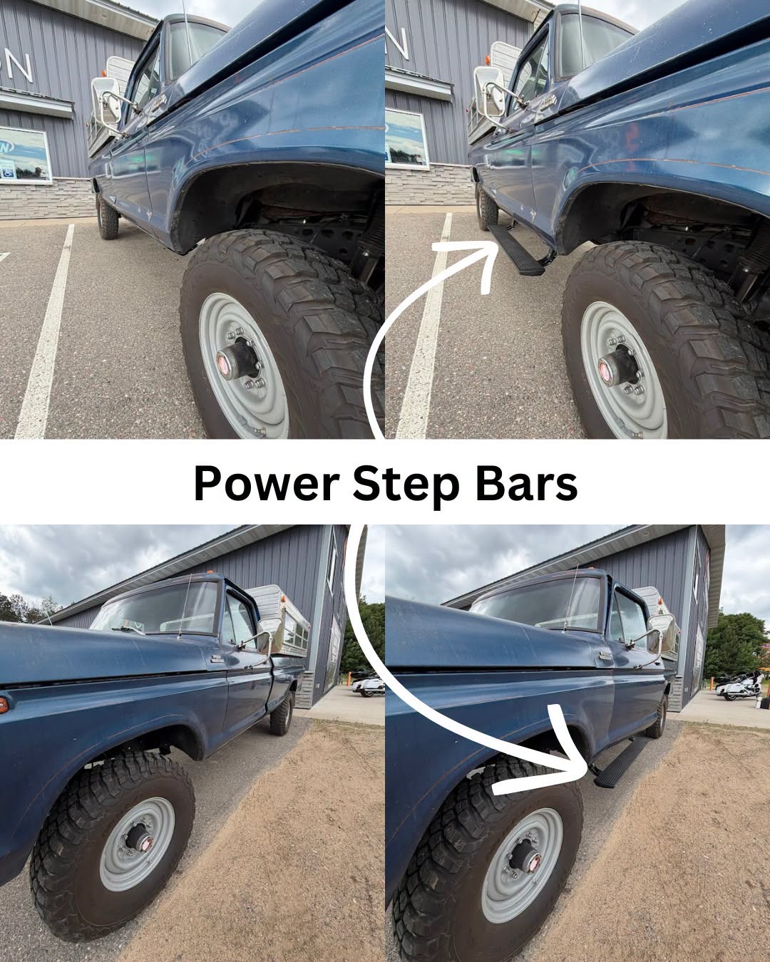1977 Ford F-250 Power Running Board Upgrade