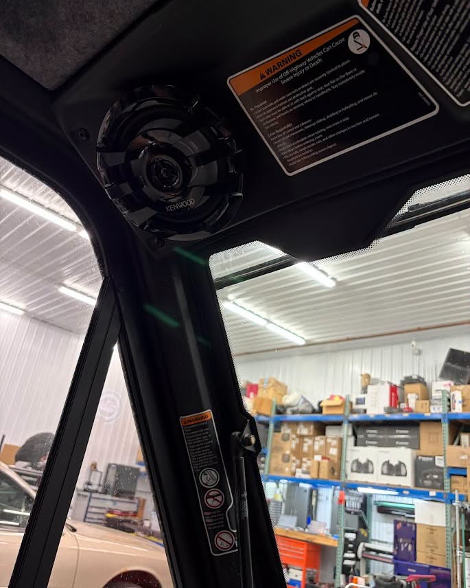 2025 Can-Am Defender Kenwood Audio Upgrade