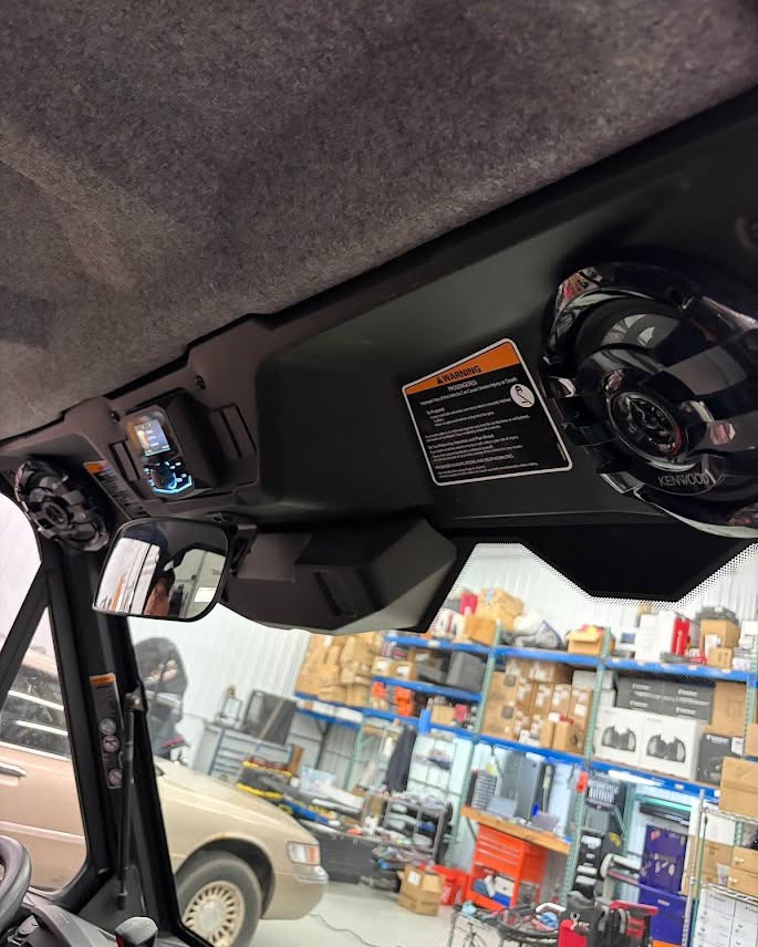 2025 Can-Am Defender Kenwood Audio Upgrade