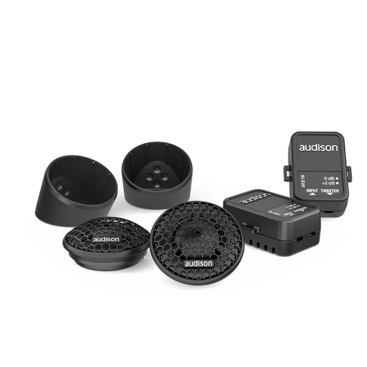 Audison AP 1 Prima 1" Tetolon Dome Component Tweeters with Crossovers (Pair)