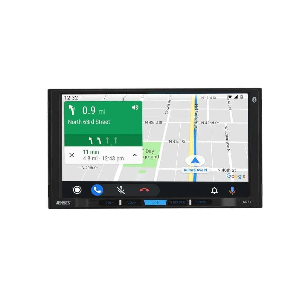 Jensen CAR716 7″ Car Stereo with Apple CarPlay and Android Auto