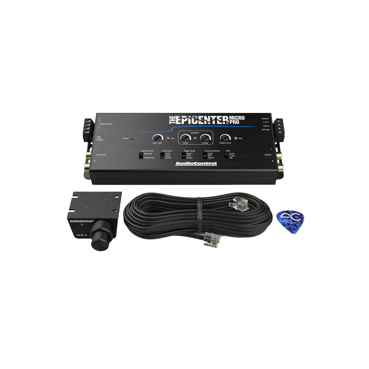 AudioControl The EPICENTER Micro PRO Bass Restoration Processor & Line Output Converter w/ACR-4 Remote