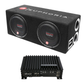 Euphoria Dual 8" Subwoofer Enclosure + Mono Amplifier