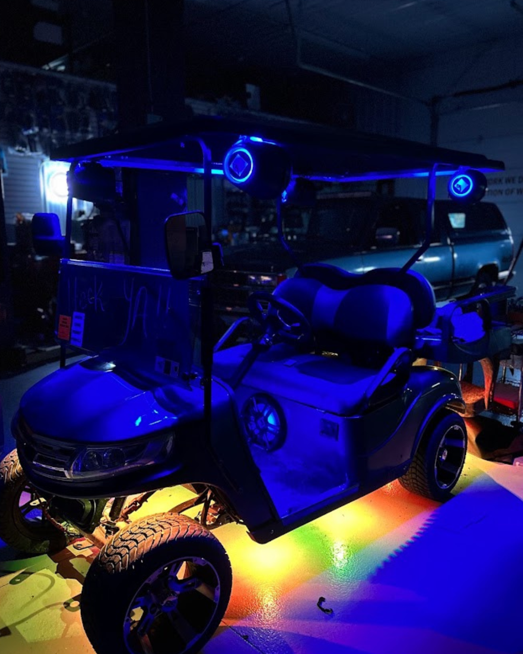 2023 Phoenix EV Golf Cart Premium Audio & RGB Lighting Build