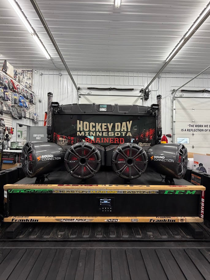 Hockey Day Minnesota Polaris UTV Audio Upgrade