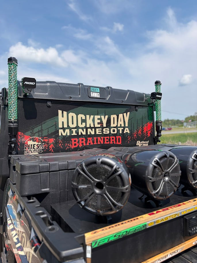 Hockey Day Minnesota Polaris UTV Audio Upgrade