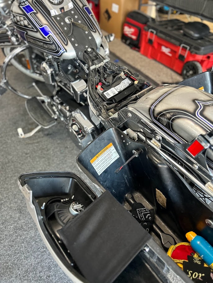 2008 Harley-Davidson Road King Classic Stage 2 Audio Upgrade