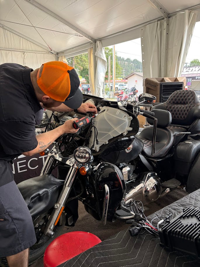 2015 Harley-Davidson Tri Glide Complete Audio Upgrade at Sturgis