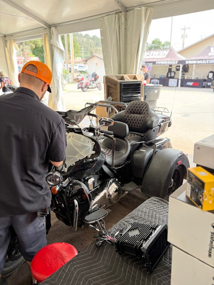 2015 Harley-Davidson Tri Glide Complete Audio Upgrade at Sturgis