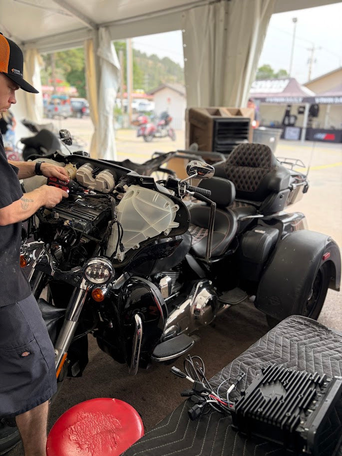 2015 Harley-Davidson Tri Glide Complete Audio Upgrade at Sturgis