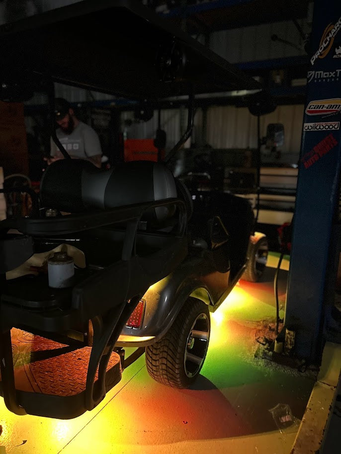 2023 Phoenix EV Golf Cart Premium Audio & RGB Lighting Build