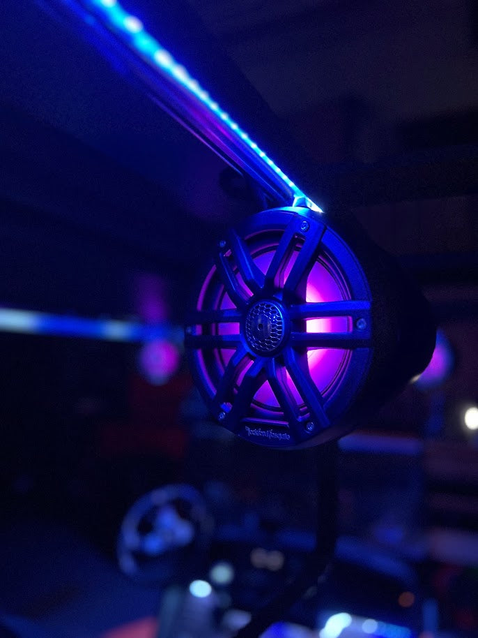 2023 Phoenix EV Golf Cart Premium Audio & RGB Lighting Build