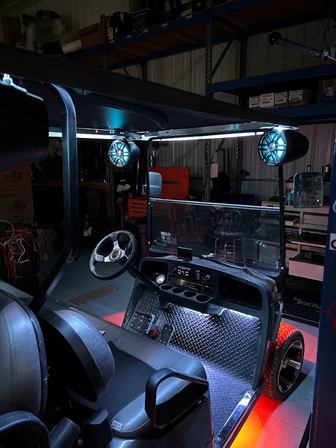 2023 Phoenix EV Golf Cart Premium Audio & RGB Lighting Build