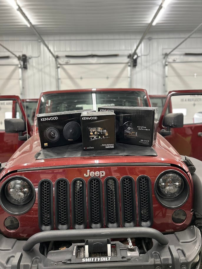 2011 Jeep Wrangler Unlimited Rubicon Complete Audio Upgrade
