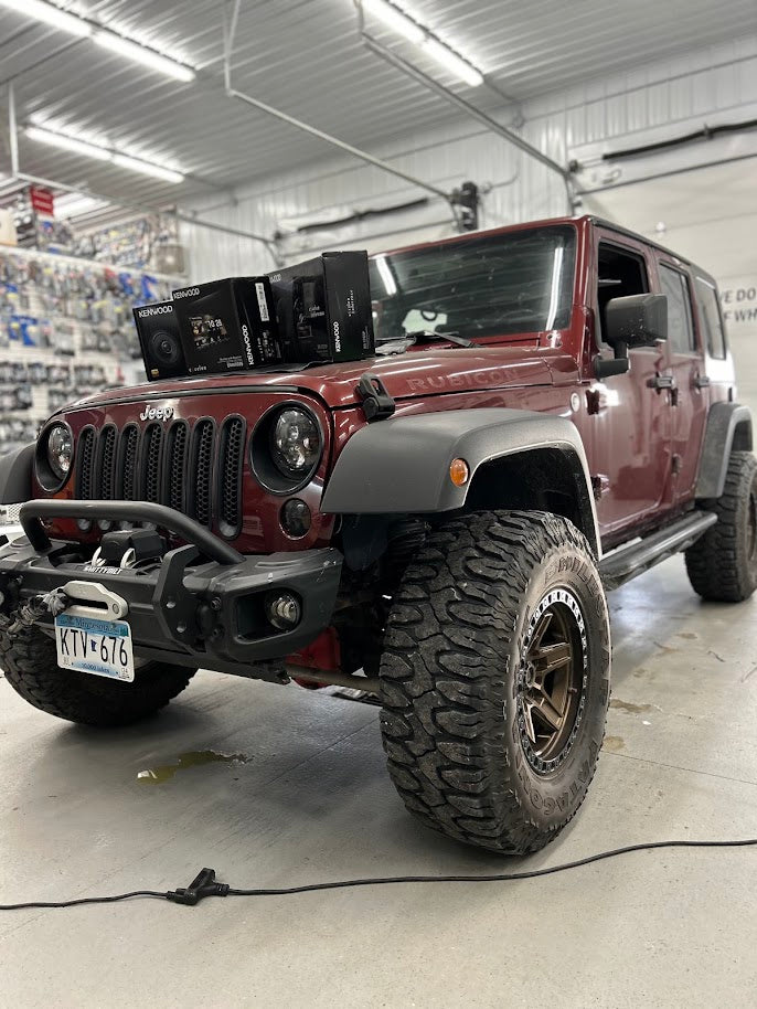 2011 Jeep Wrangler Unlimited Rubicon Complete Audio Upgrade