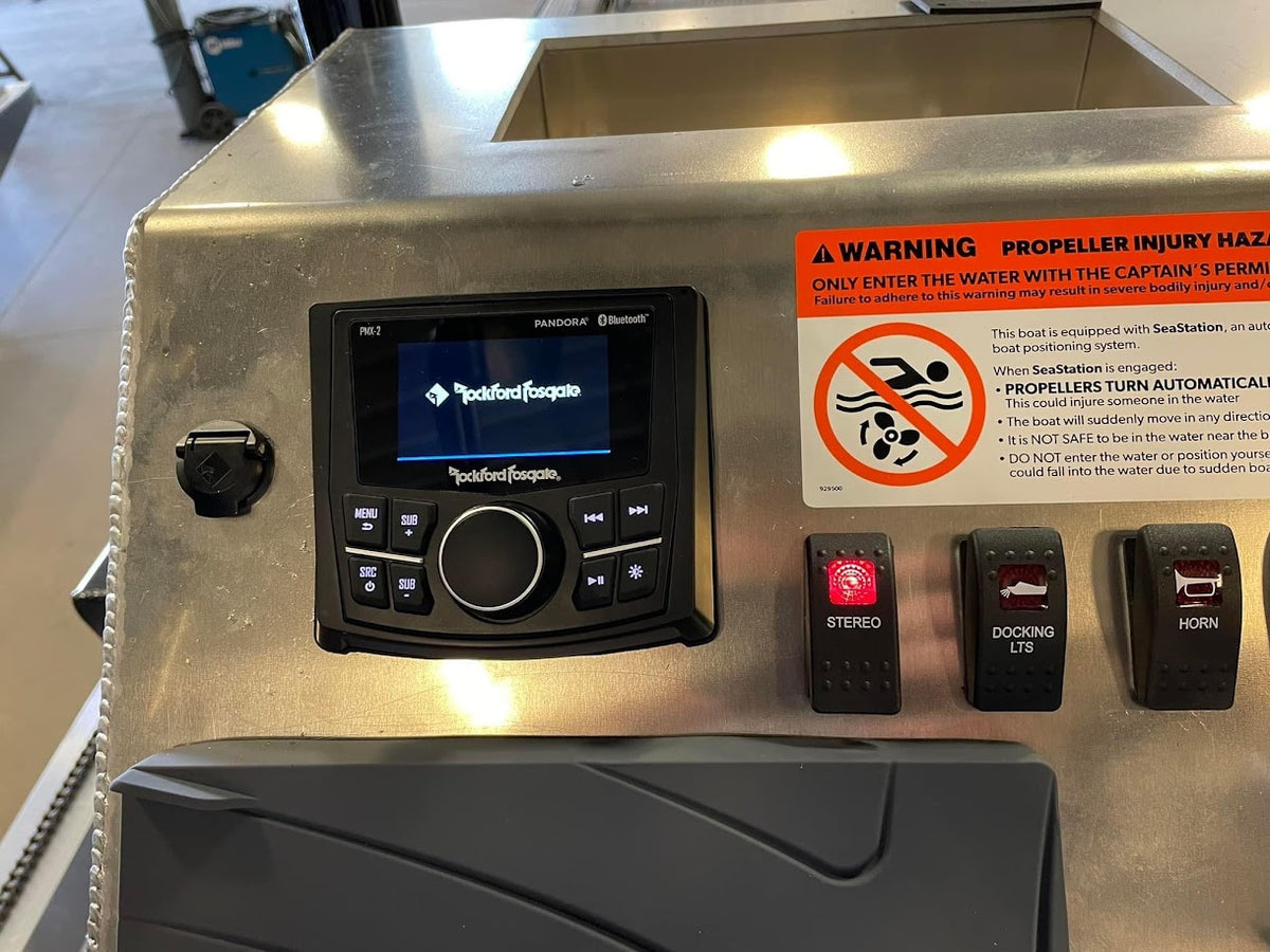2022 Elite Industries Dock Boat Marine Audio & Lighting Upgrade