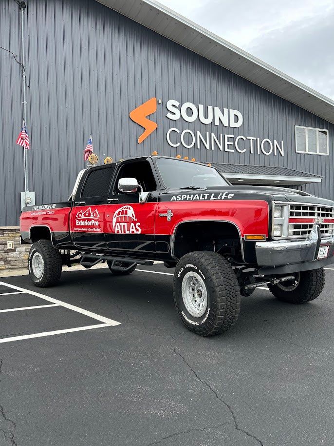 1981 Chevrolet Silverado Atlas Roofing & Exterior Pro Promotional Truck Build
