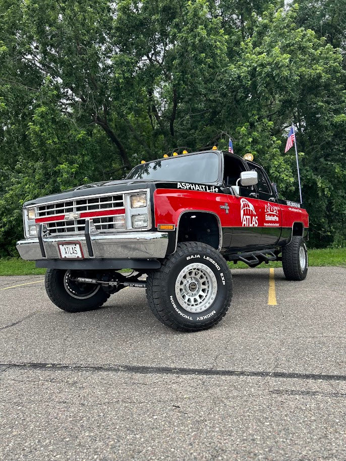 1981 Chevrolet Silverado Atlas Roofing & Exterior Pro Promotional Truck Build