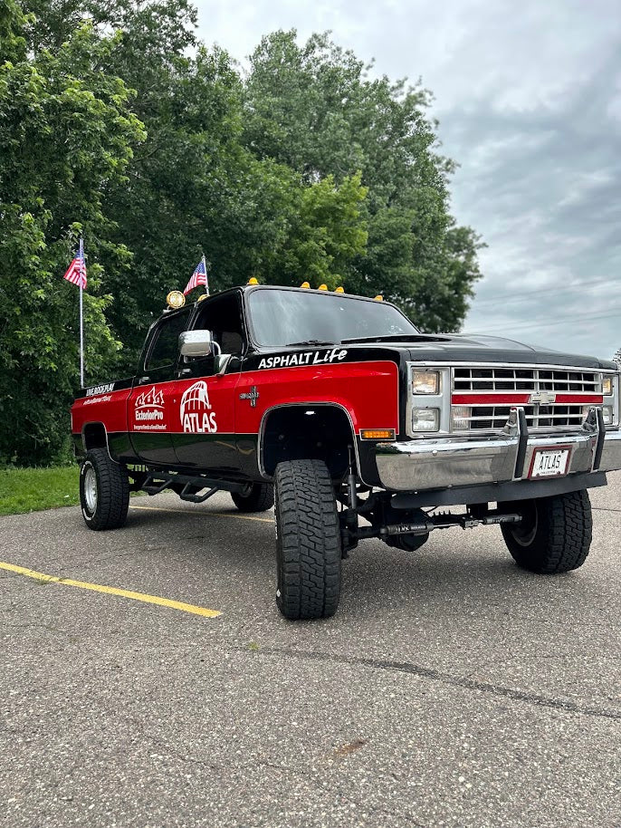 1981 Chevrolet Silverado Atlas Roofing & Exterior Pro Promotional Truck Build