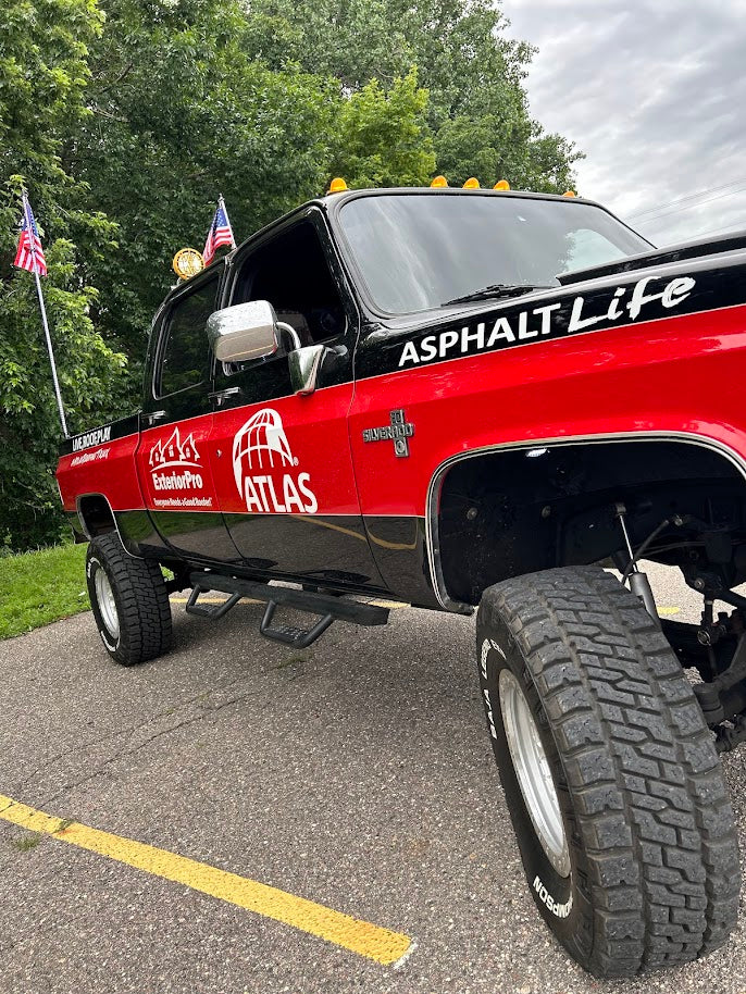 1981 Chevrolet Silverado Atlas Roofing & Exterior Pro Promotional Truck Build
