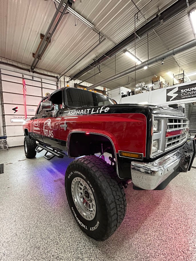 1981 Chevrolet Silverado Atlas Roofing & Exterior Pro Promotional Truck Build