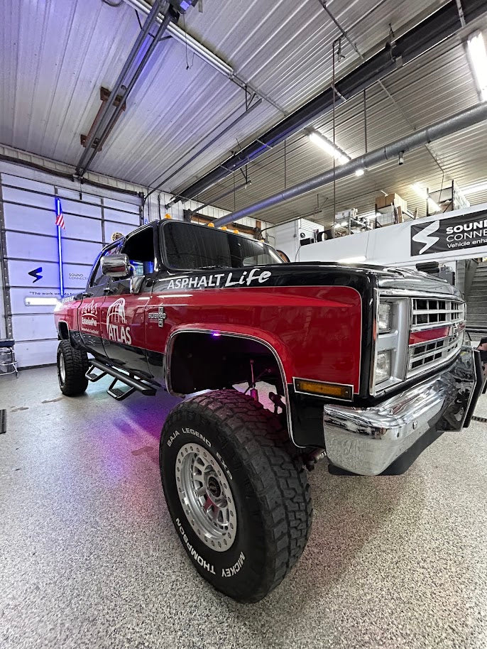 1981 Chevrolet Silverado Atlas Roofing & Exterior Pro Promotional Truck Build