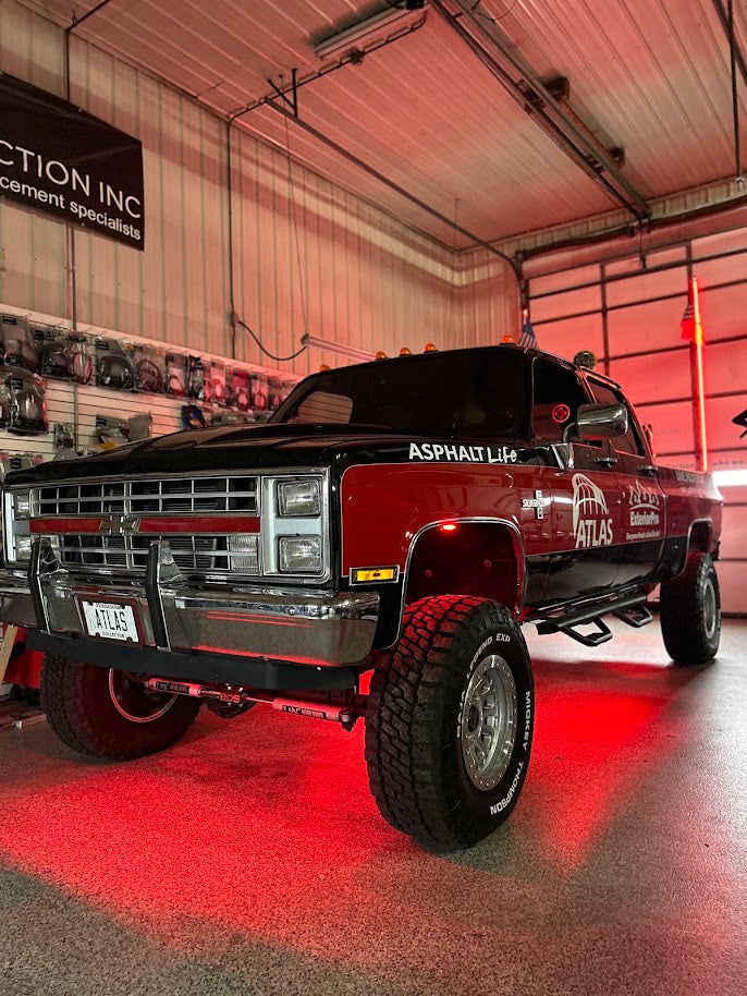 1981 Chevrolet Silverado Atlas Roofing & Exterior Pro Promotional Truck Build