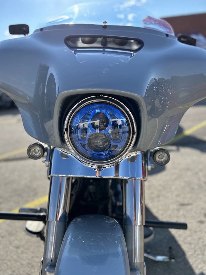 2022 Harley-Davidson Street Glide LED Headlight Upgrade at Sturgis