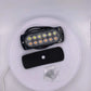 20Twenty Lighting 12 LED Waterproof White/Amber Strobe Light w/15 Flash Patterns