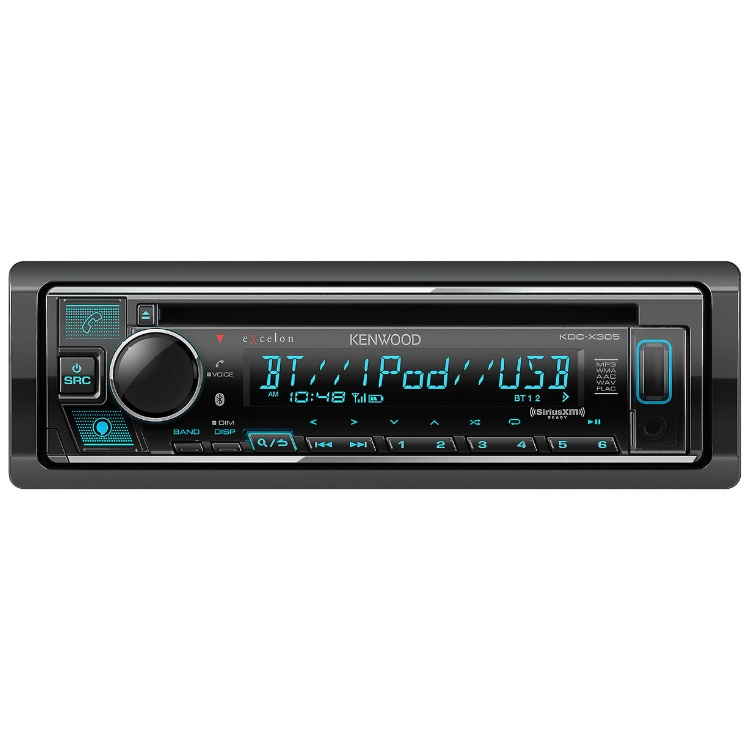 Kenwood KDC-X305 CD Receiver w/ Bluetooth, Alexa & 5V Preouts