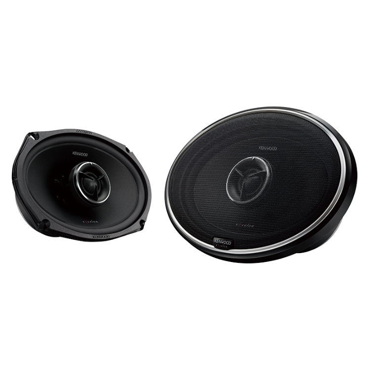 Kenwood KFC-X695 eXcelon 6x9" 2-Way Coaxial Speakers 130W RMS Car Audio