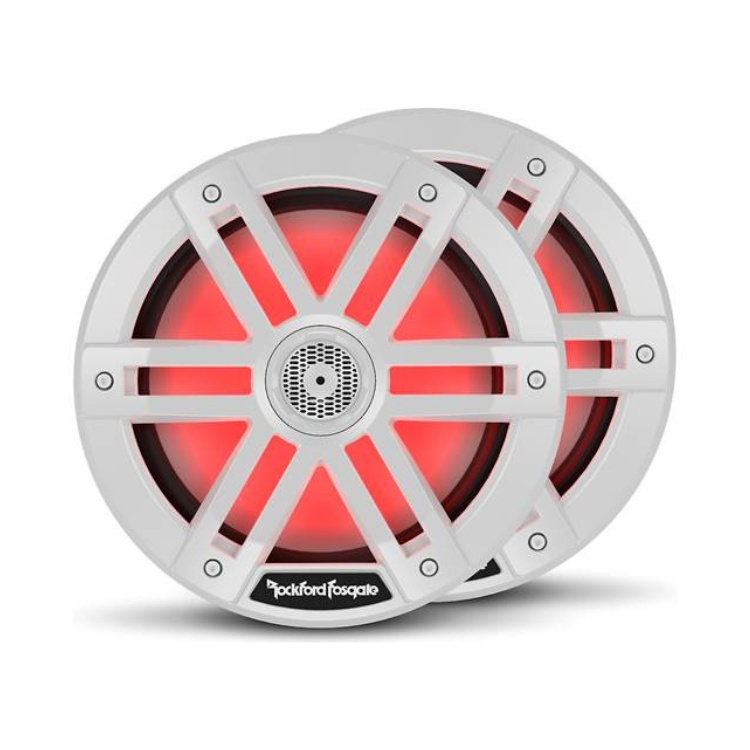 Rockford Fosgate M1-8 8" Color Optix Marine 2-Way Coaxial Speakers (Pair)